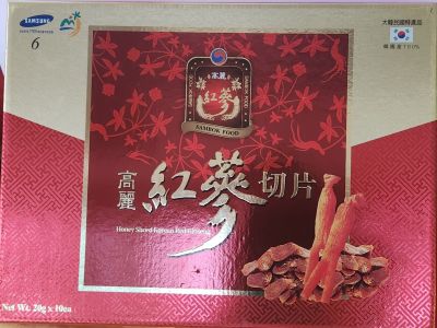 Sâm lát tẩm mật ong hộp 200g