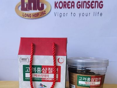 Sâm lát tẩm mật ong hộp nhựa 200 grams