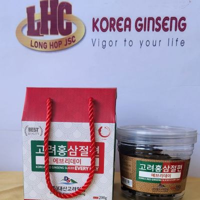 Sâm lát tẩm mật ong hộp nhựa 200 grams