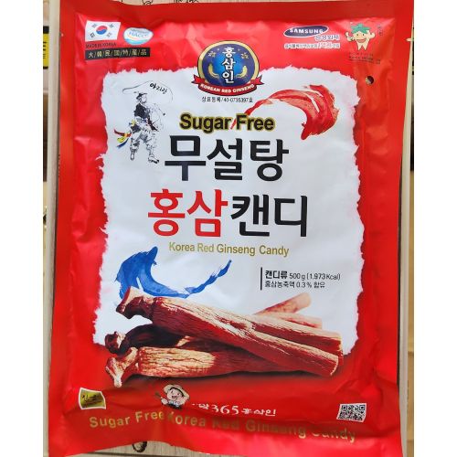 Kẹo hồng sâm không đường 500  grams